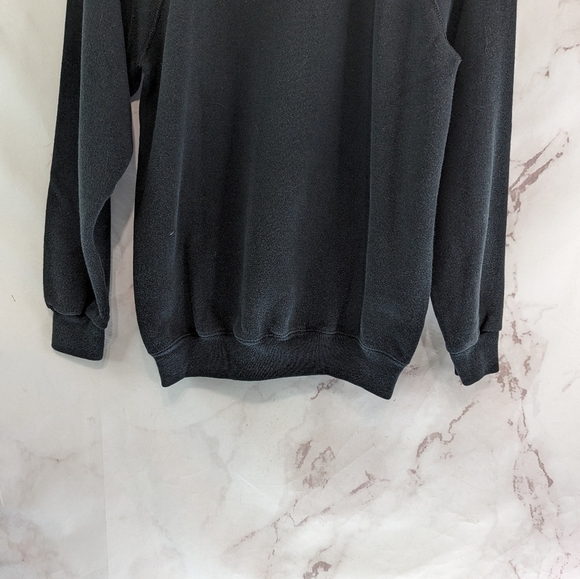 Vintage Rottweiler Sweatshirt Women XS Black Dog Pet 90s Crew Pullover Sweater - Picture 7 of 9